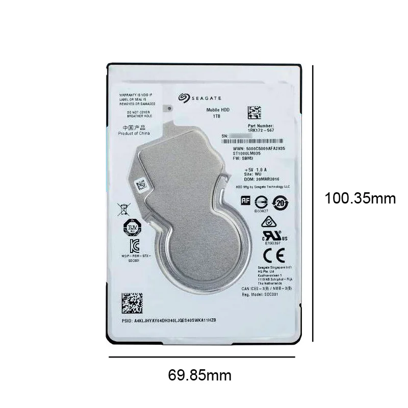 Жесткий диск для ноутбука Seagate 1 ТБ 5400 об/мин 128 м 2 5 дюйма внутренний жесткий HD SATA III