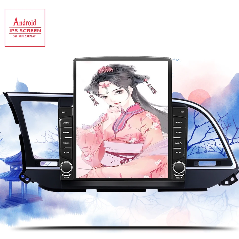 

Автомобильный мультимедийный плеер, android 11,0, для Hyundai Elantra 2016, 2017, 9 дюймов, 2 Din, 8 + 128G, HD 1024*600, Casstte автомобильный радиоприемник 4G, головное устро...