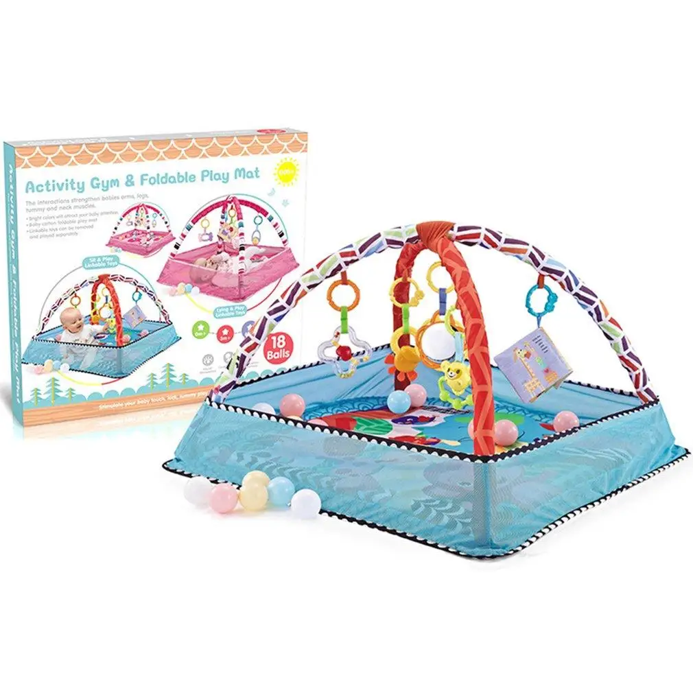 

Детский игровой коврик для спортзала, безопасный детский коврик для пинания и игр, детский коврик, игровой коврик, рамка для фитнеса, коврик ...