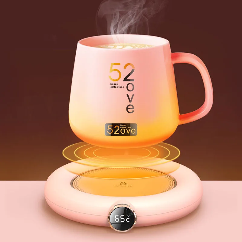 

USB Coffee Mug Warmer for Tea Milk Water Drinks 3 Temperatures Electric Beverage Warmer for Home Office Desk Use Gift Recommend