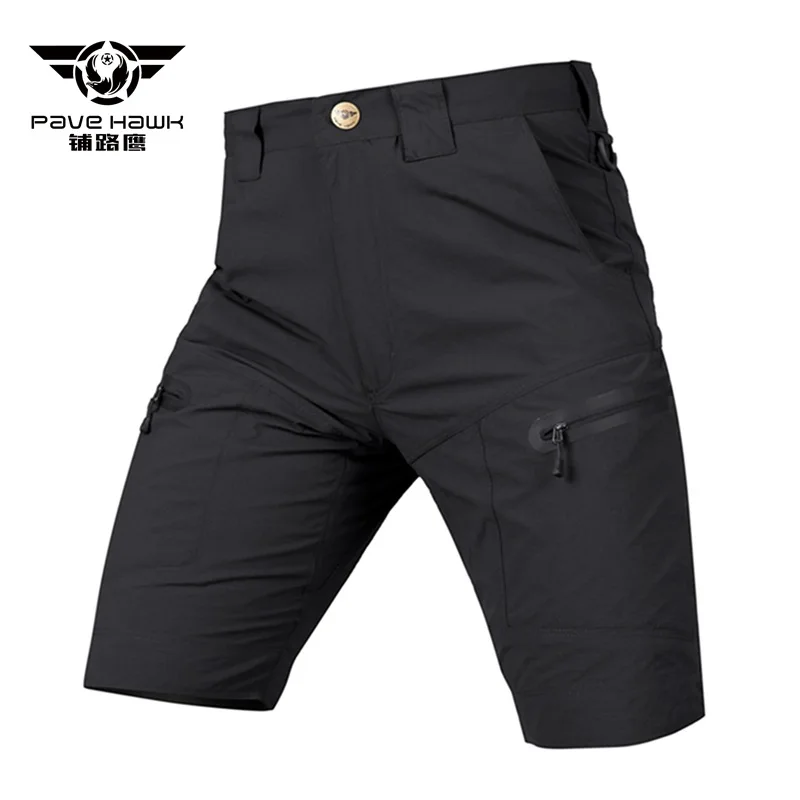 

Шорты-карго мужские быстросохнущие, дышащие тактические в стиле милитари, для спорта на открытом воздухе, походов, скалолазания, рыбалки, до колена, летние