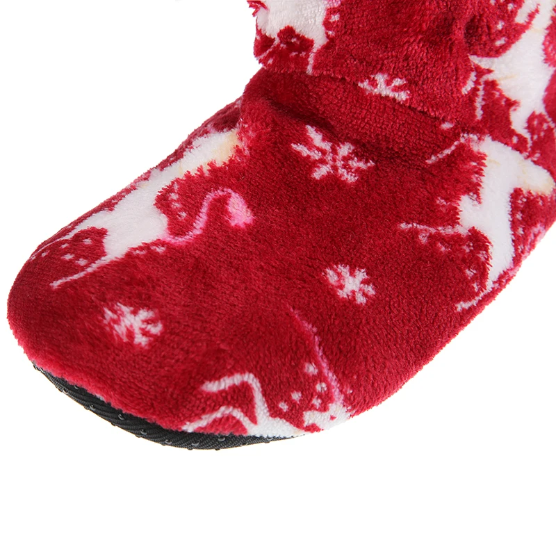 Mntrerm НОВАЯ РОЖДЕСТВЕНСКАЯ Подарочная теплая Домашняя обувь женские домашние