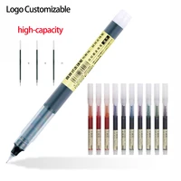 100pcspack logo customizable drawing doodling art markers promotion pen high capacity school office watercolor gel pen