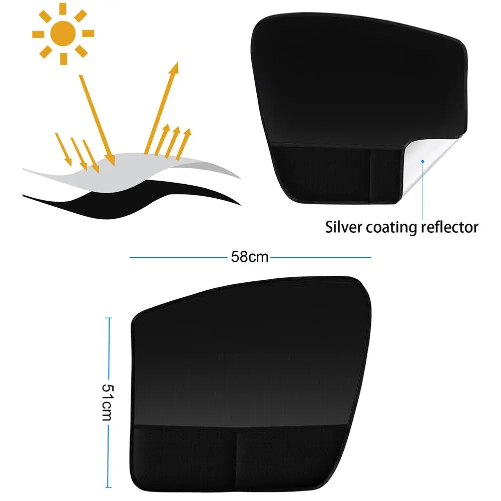 

Car Windshield Sunshade Universal Heat Insulation Sun Block Visor 210D Oxford Cloth Car Sun Shade Organize Window Sunshade