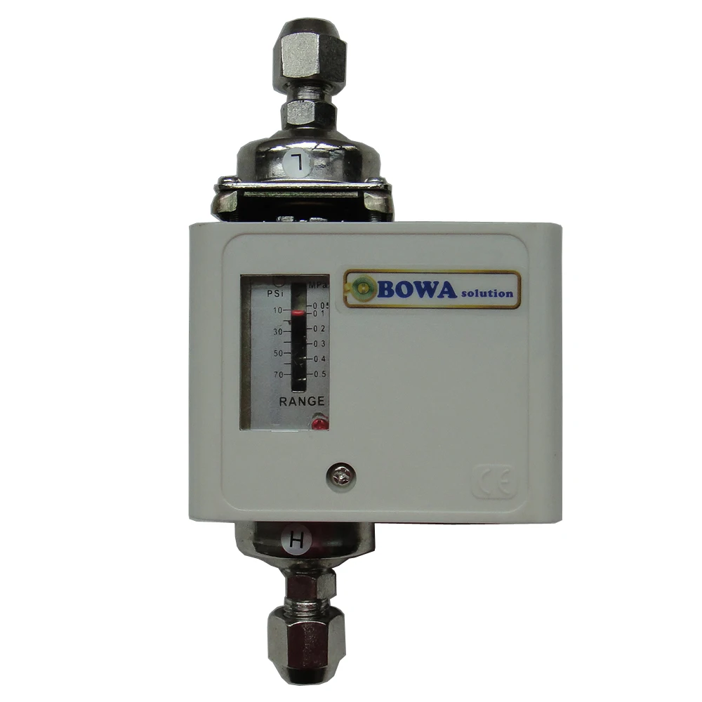 Регулируемый переключатель дифференциального давления обеспечивает выход