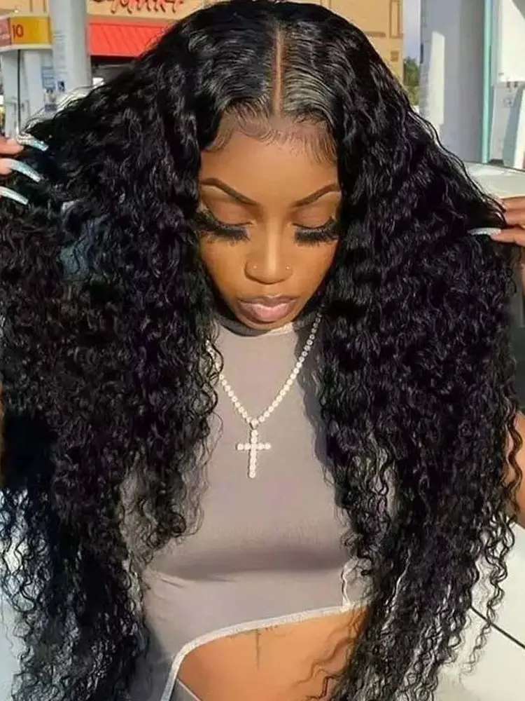 Парик женский из натуральных человеческих волос 30 дюймов 150% плотности | Шиньоны и