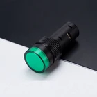 20 шт.лот ACDC 12V,24V,110V, AC220V зеленая фотолампа 16mm Размер крепления светодиодный индикатор питания сигнальная лампа Пилотная лампа