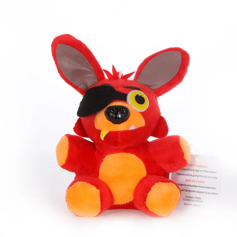 Red 1 1 шт. 15-25 см поступление пять ночей у Фредди 4 FNAF плюшевые игрушки подвесной зажим брелок мягкие игрушки для подарки для детей - Цвет: Red 1