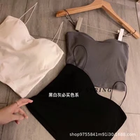 womens cotton underwear tube tops sexy solid color top fashion sports tank up female slim comfortable lingerie sexy top