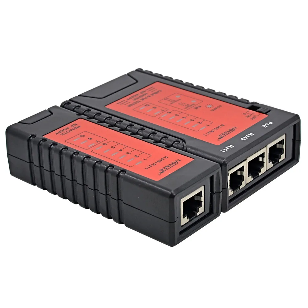 Устройство для проверки целостности кабеля NOYAFA Ethernet RJ45 и RJ11 POE детектор сетевого