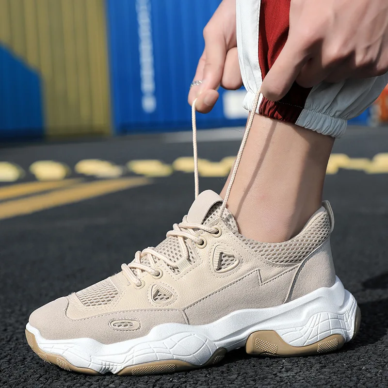 Мужская обувь на платформе Mexemina повседневная с дышащей сеткой и