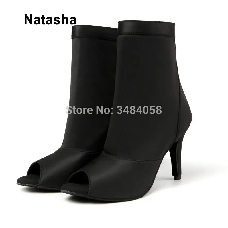 Na tasha/современная танцевальная обувь танцевальные сапоги на высоком каблуке для