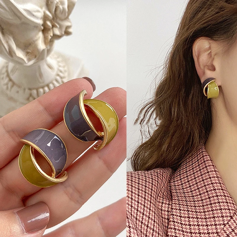 2020 стиль Новинка В стиле ретро Классические серьги гвоздики модные длинные