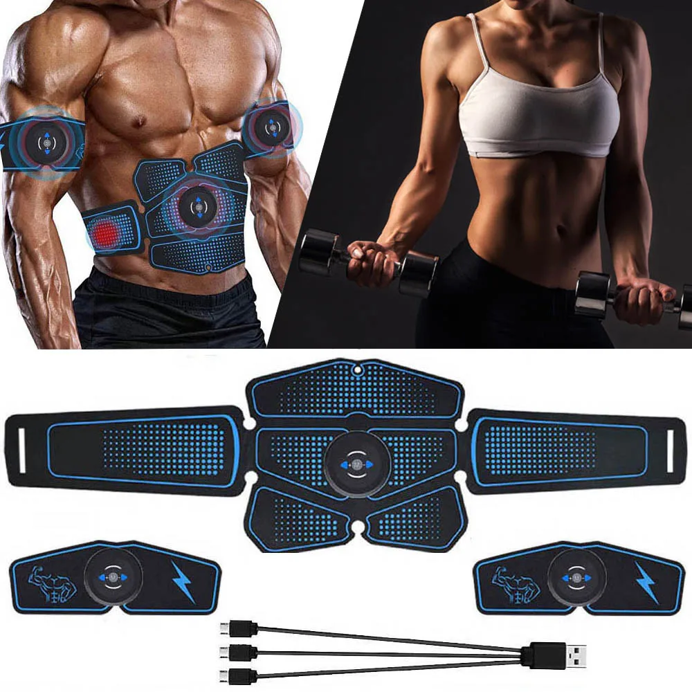 

EMS Abdominal Electromagnetic Stimulation Of Muscles Fitness Massager Abdomen Weight Loss Slimming Home Gym Fitness Equipment