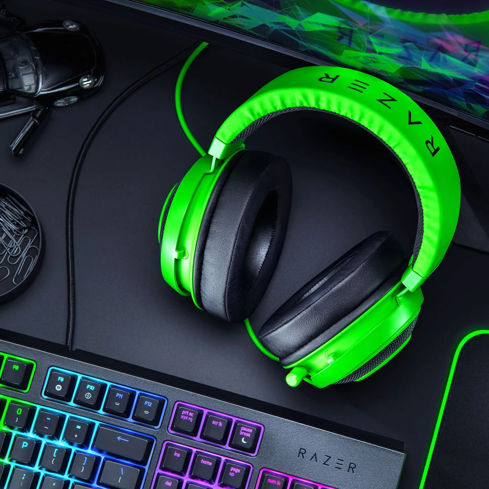 Игровая гарнитура Razer Kraken Pro V2 ульсветильник легкие наушники с объемным звуком THX 7