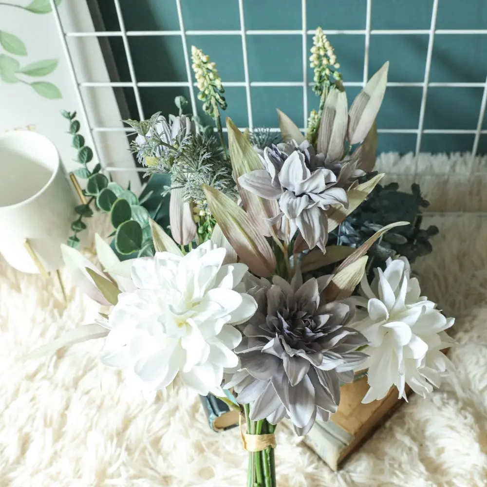 Новый дизайн высокое качество 50 см центральный стол искусственный цветочный