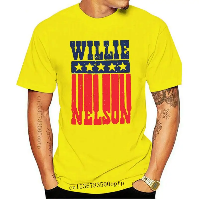 New WILLIE NELSON Americana T Shirt