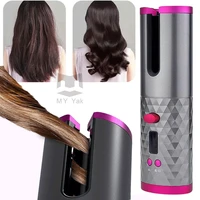 auto hair curler cordless iron wireless curling for women heatless curls waves rechargeable curly hairdressing devices and tools