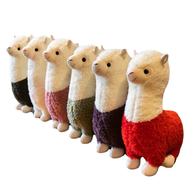

Кукла-альпака, плюшевая игрушка, милая подушка из ягненка, Детская кукла для сна ragdoll, подарок на день рождения для мальчиков и девочек