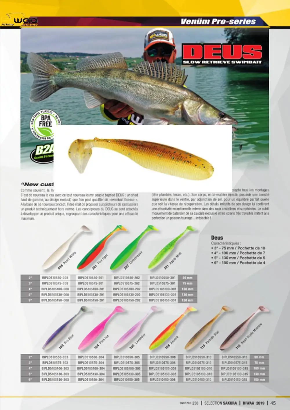 Biwaa DEUS swimbait 3 &quot4&quot 5 &quot6&quot весло хвост shad Рыболовная Приманка Мягкая приманка