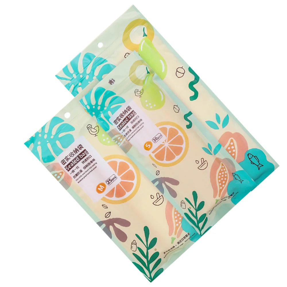 

70Pcs Food Refrigerator Bags Kitchen Vegetable Storage Bags (Assorted Color)