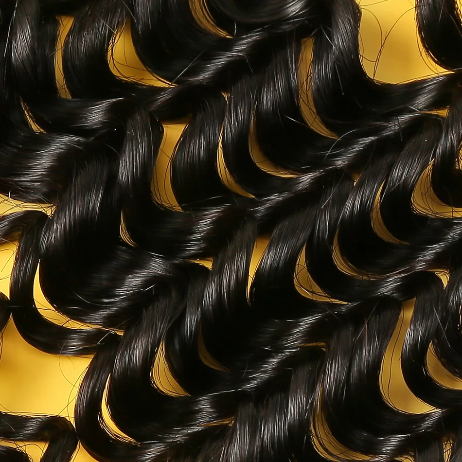 Бразильские волнистые волосы 13х4 кружевные фронтальные узлы отбеленные с