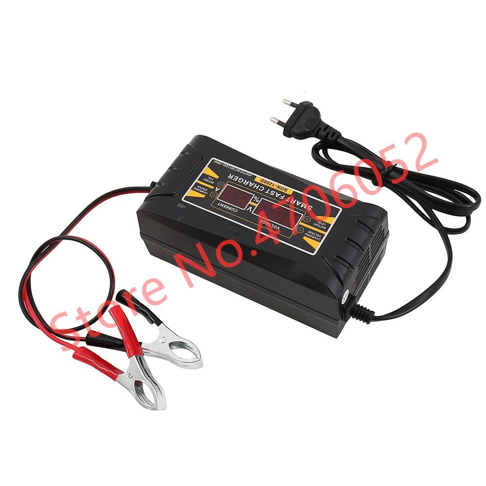 Полностью автоматическое автомобильное зарядное устройство Smart Fast 110 В/220 В до 12 6