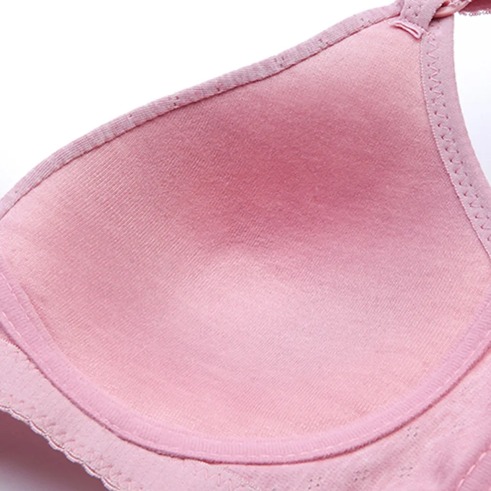 

Bra Women's Wire Free Push Up Bras Breathable Seamless Bralette Comfort Intimates Lingerie Summer Thin Bras