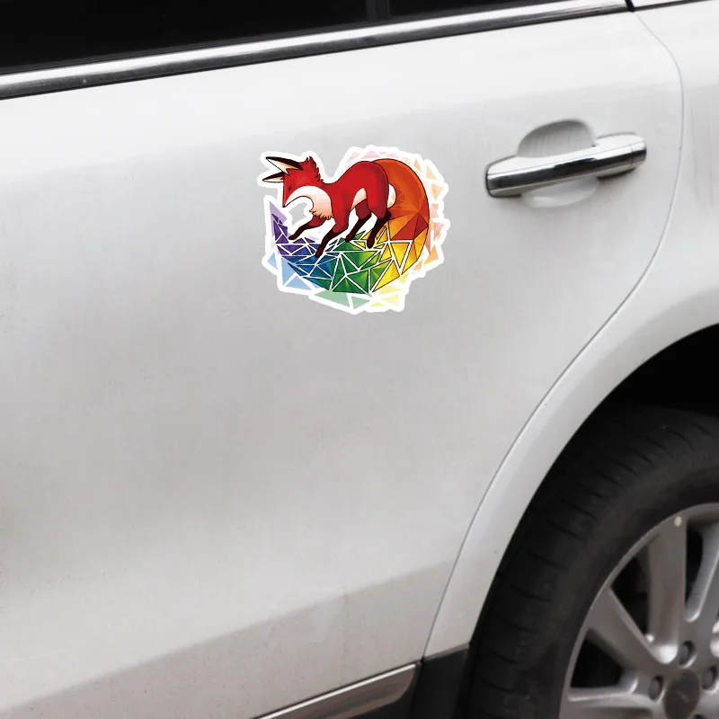 Aliauto Fashion Car Sticker Cute Fox Accessories Vinyl Decals Cover Scratches for Tiguan Jdm Mazda 6 Subaru Lexus 13cm*12cm | Автомобили и