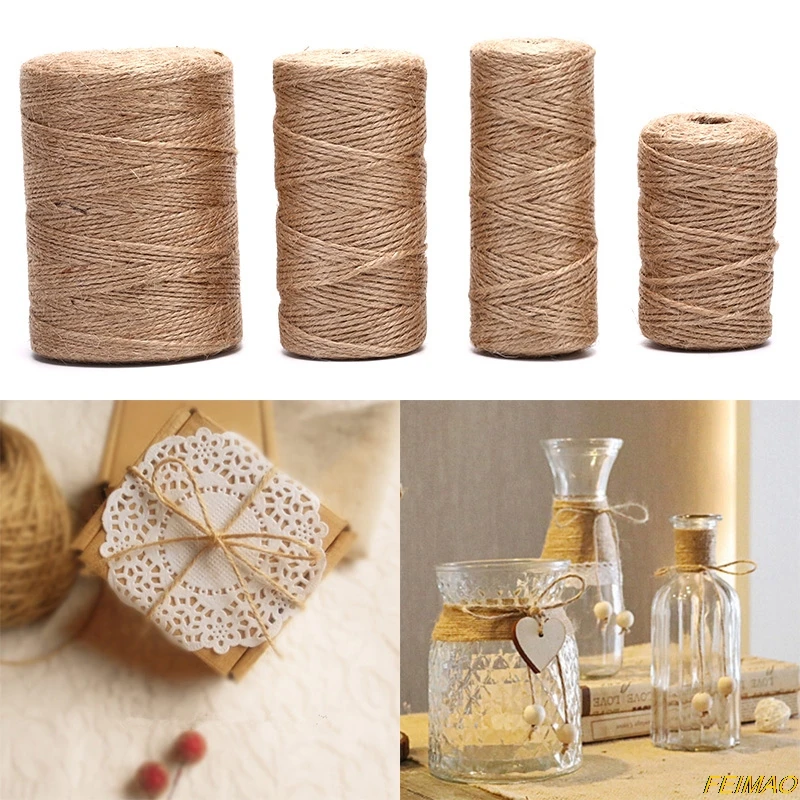 Веревка из пеньковой ткани ручной работы 300 м | Дом и сад