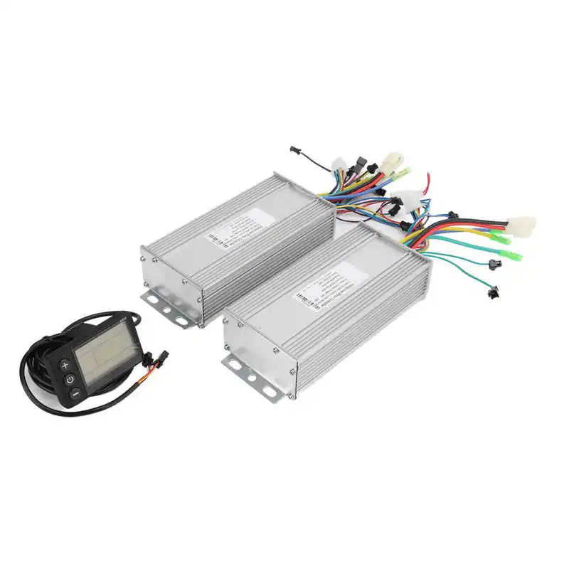 

Brushless Motor Controller Electric Bike Brushless Controller LCD Display Dual Drive Controller 36V/48V 1000W for Electric Bike
