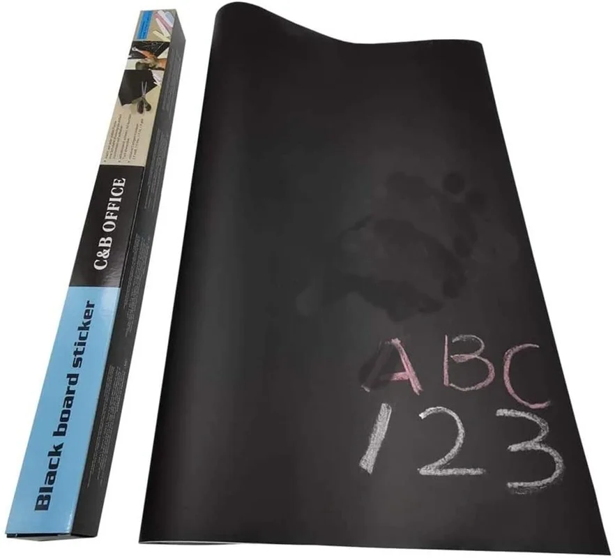 Школьная Съемная виниловая настенная наклейка детская меловая доска контактная