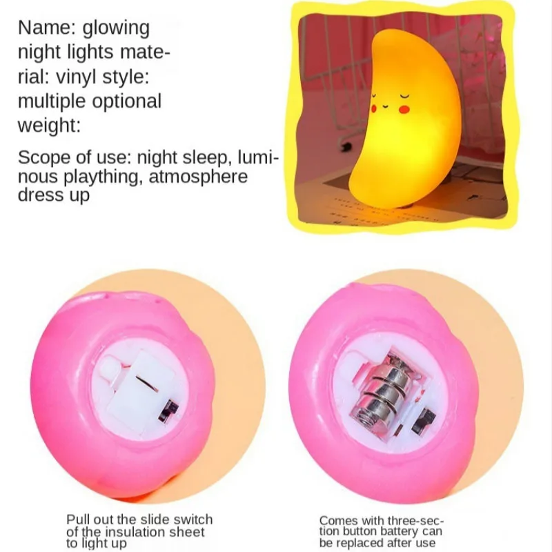 Светодиодный ночсветильник в виде Луны и единорога креативная прикроватная