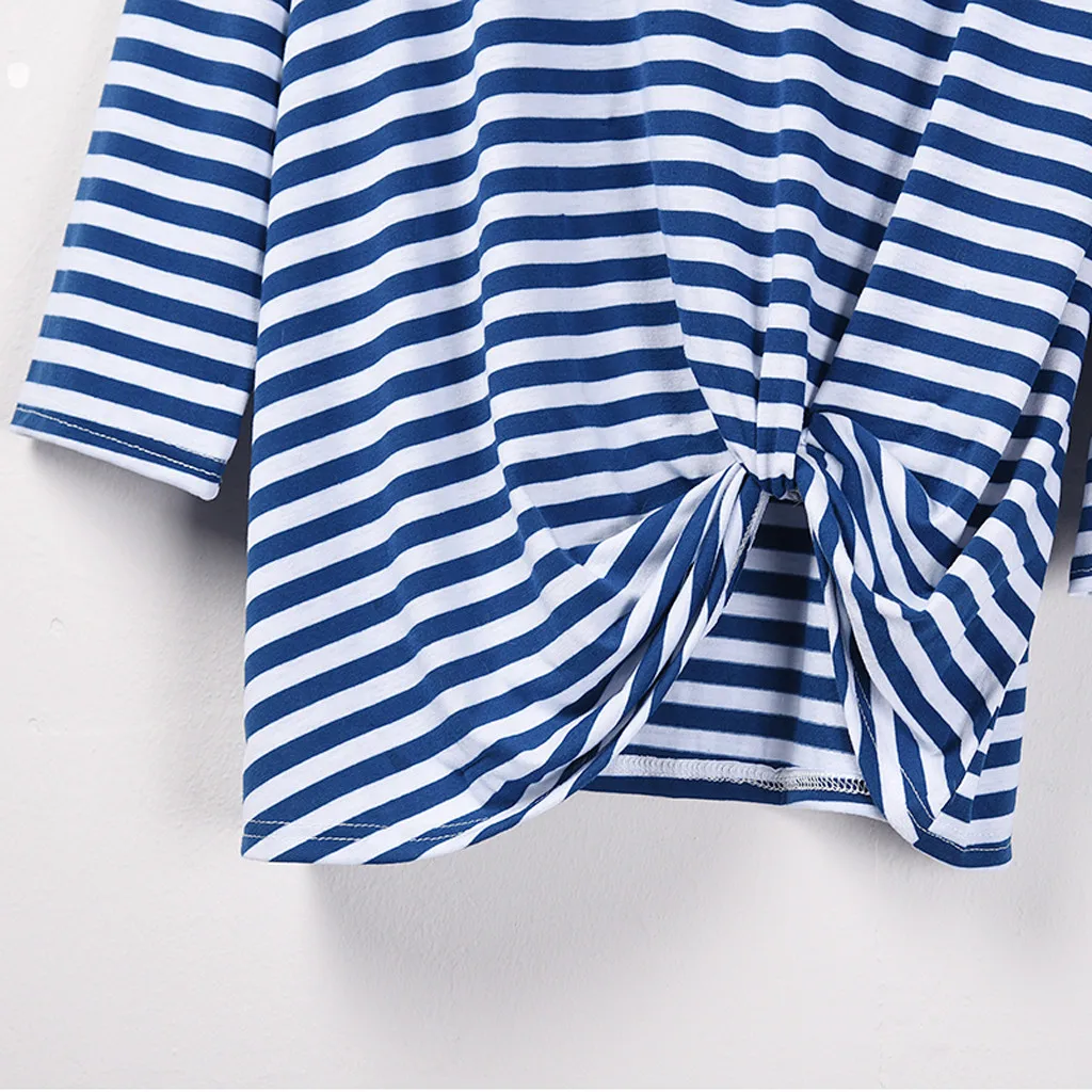 

2020 New Women Stripe Printing Hoodies Tops Long Sleeve V-Neck Clothes Pullover Blouse Tops Female Mujer Autumn Oversized