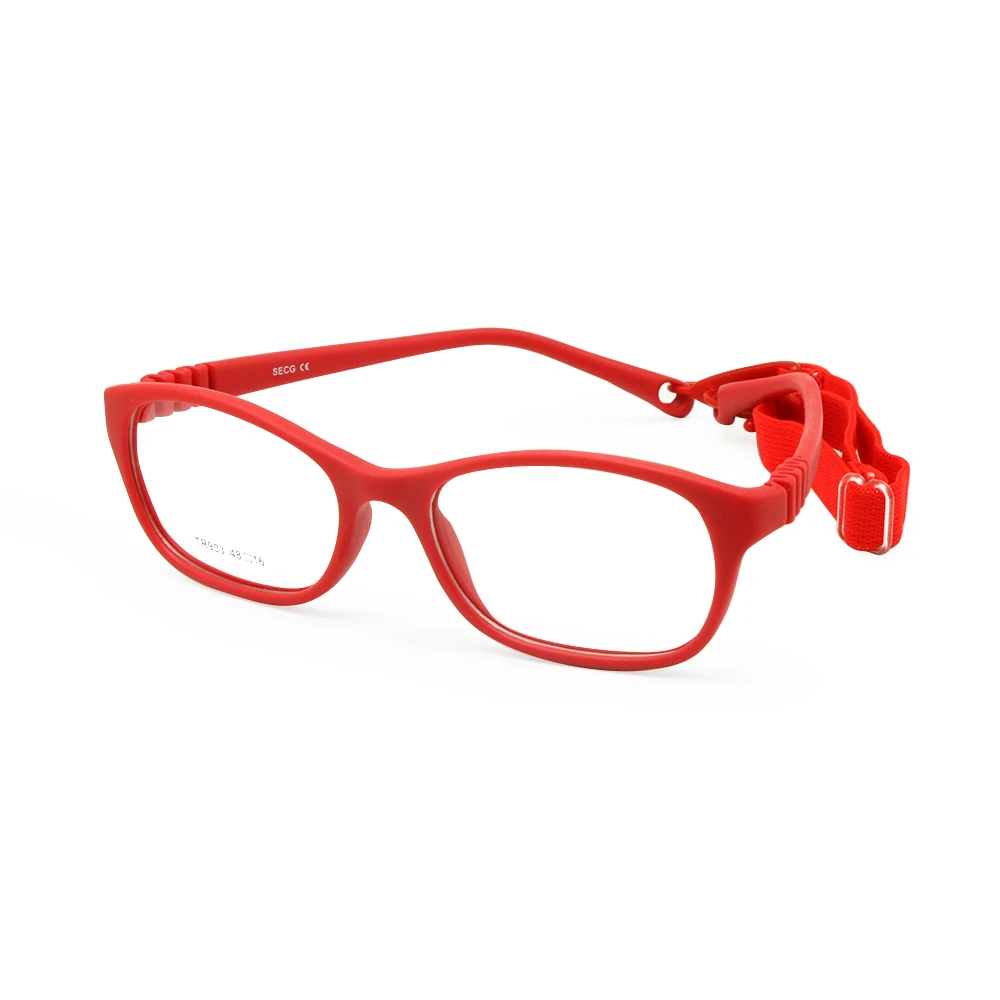 Дети оптических стекол кадр с ремешком размер 48 Цельный детей очки шнур Не винт