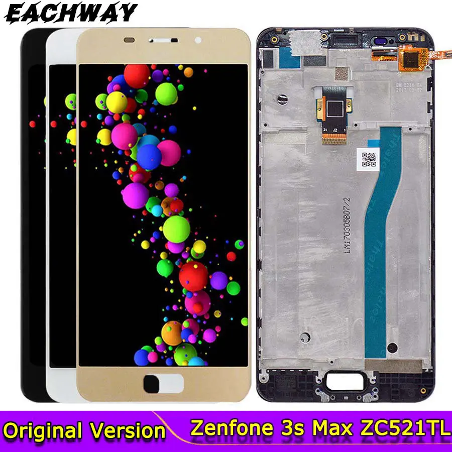 

For Asus Zenfone 3s Max ZC521TL LCD Display Touch Screen Digitizer Assembly + Tools Replacement For 5.2 ASUS zc521tl X00GD LCD