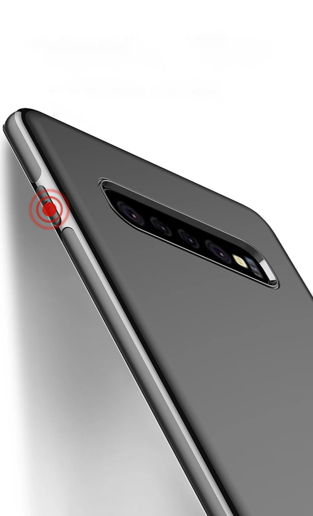 Ультратонкий чехол для телефона Samsung S10 S9 Plus Lite невидимый со встроенной магнитной