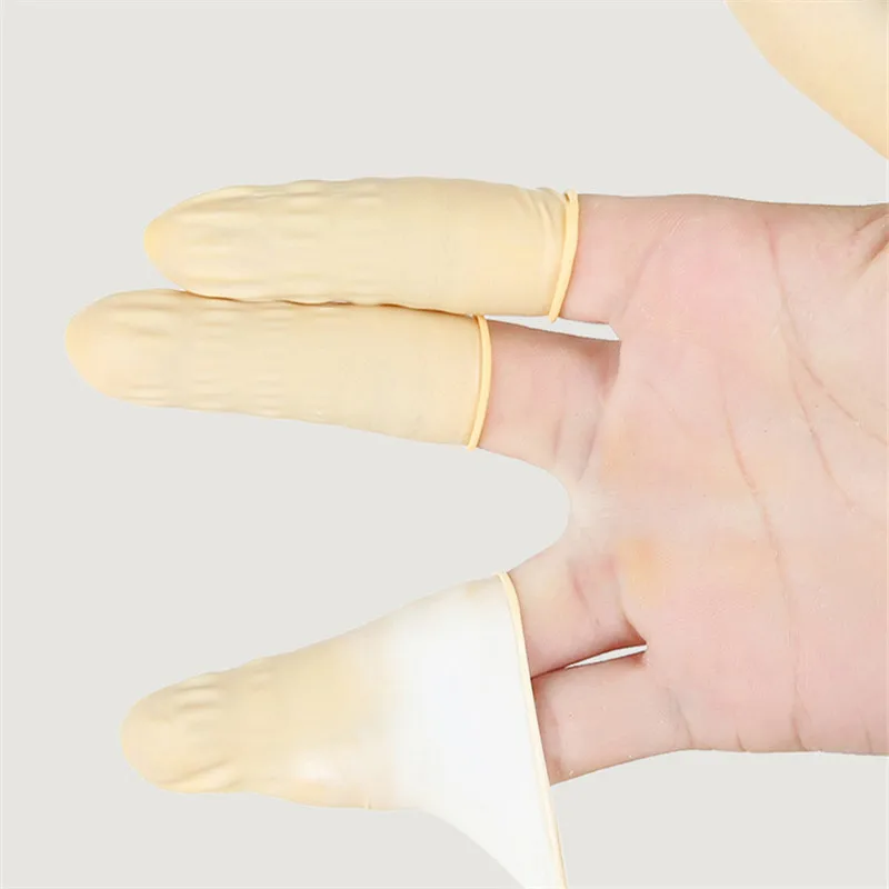 100 шт. силиконовых крышек для пальцев противоскользящая Защитная крышка