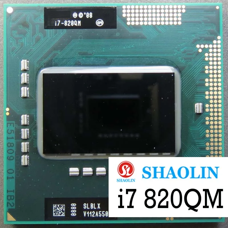 I7-820QM I7 820QM 840QM четырехъядерный восьмипоточный процессор 8 Вт 45 Socket G1 / rPGA988A для