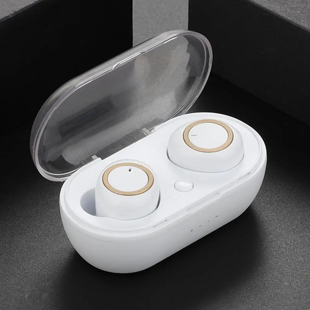 Золотой Беспроводные наушники TWS Bluetooth с сенсорным управлением наушники настоящие стерео наушники спортивные наушники с микрофоном - Цвет: Золотой