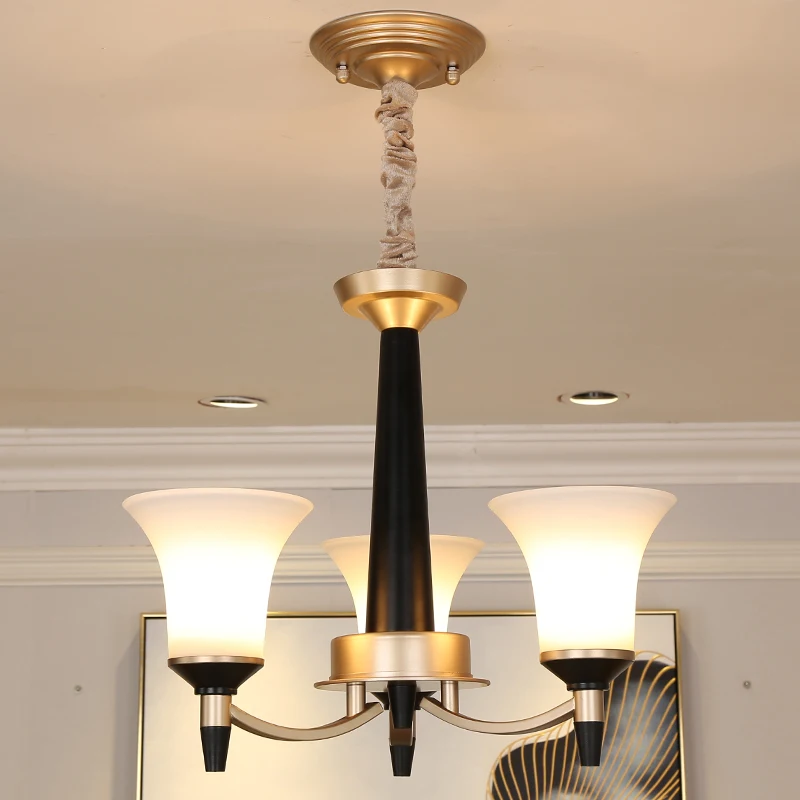 Американская люстра освещение гостиная лампа железные люстры потолочные