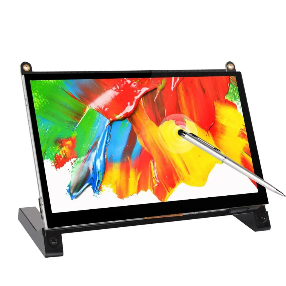 

7 inch touch screen portable monitor LCD Display HDMI Interface for Raspberry Pi 4B 3B+ 3B 2B+ BB Black Banana Pi Windows 10 8 7