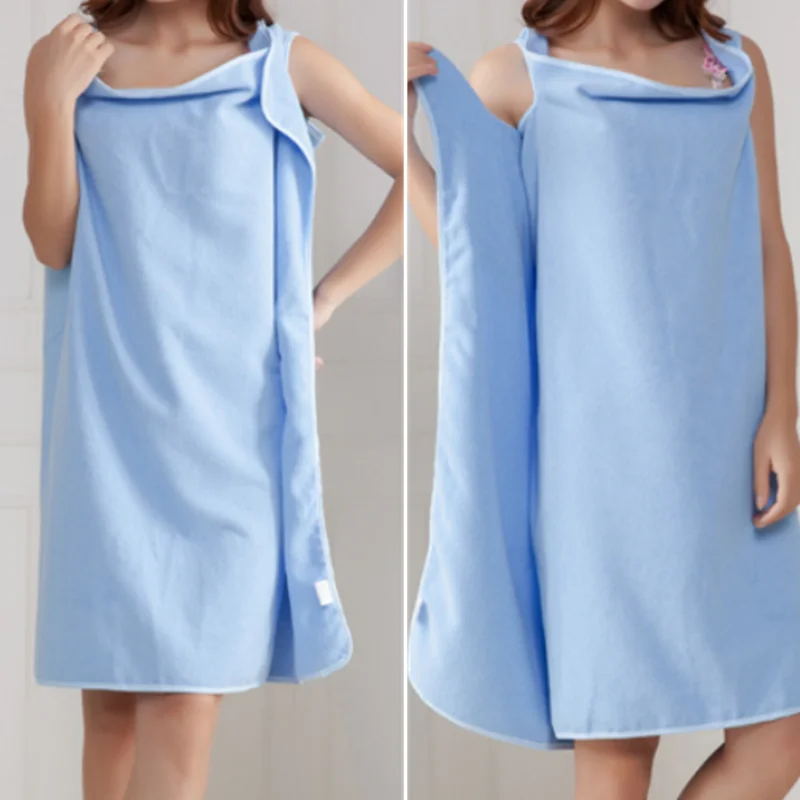 Microfiber Women Sexy Pareo Skirt Beach Towel Bath Wearable Soft Super Absorbent Dress | Дом и сад
