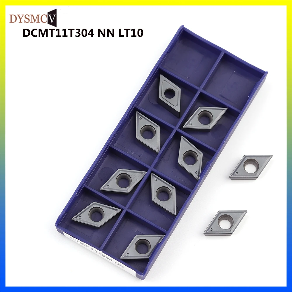 10 шт. LAMINA 100% оригинал DCMT 11T304 NN LT10 CNC вставка карбид фрезерная DCMT11T304 LT10|Токарный