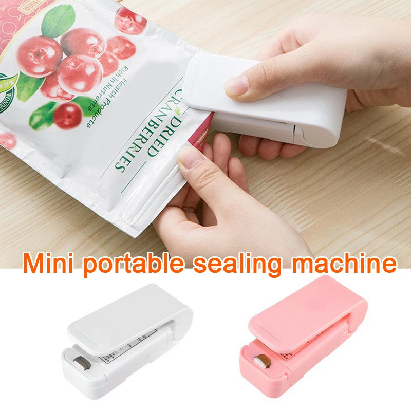 

Mini Bag Sealer Portable Quick Handheld Heat Seale Sealing Machine For Food Kitchen Fast Delivery