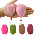 Спонж косметический в форме капли 1 шт., губка для макияжа, гладкая косметическая пудра для жидкого тона, крема