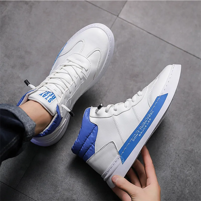 

Male Sneakers High Top Fashion Casual Shoes for Men Comfortable Autumn Male Sneakers Adult Lightweight Shoe Tenis Hombre