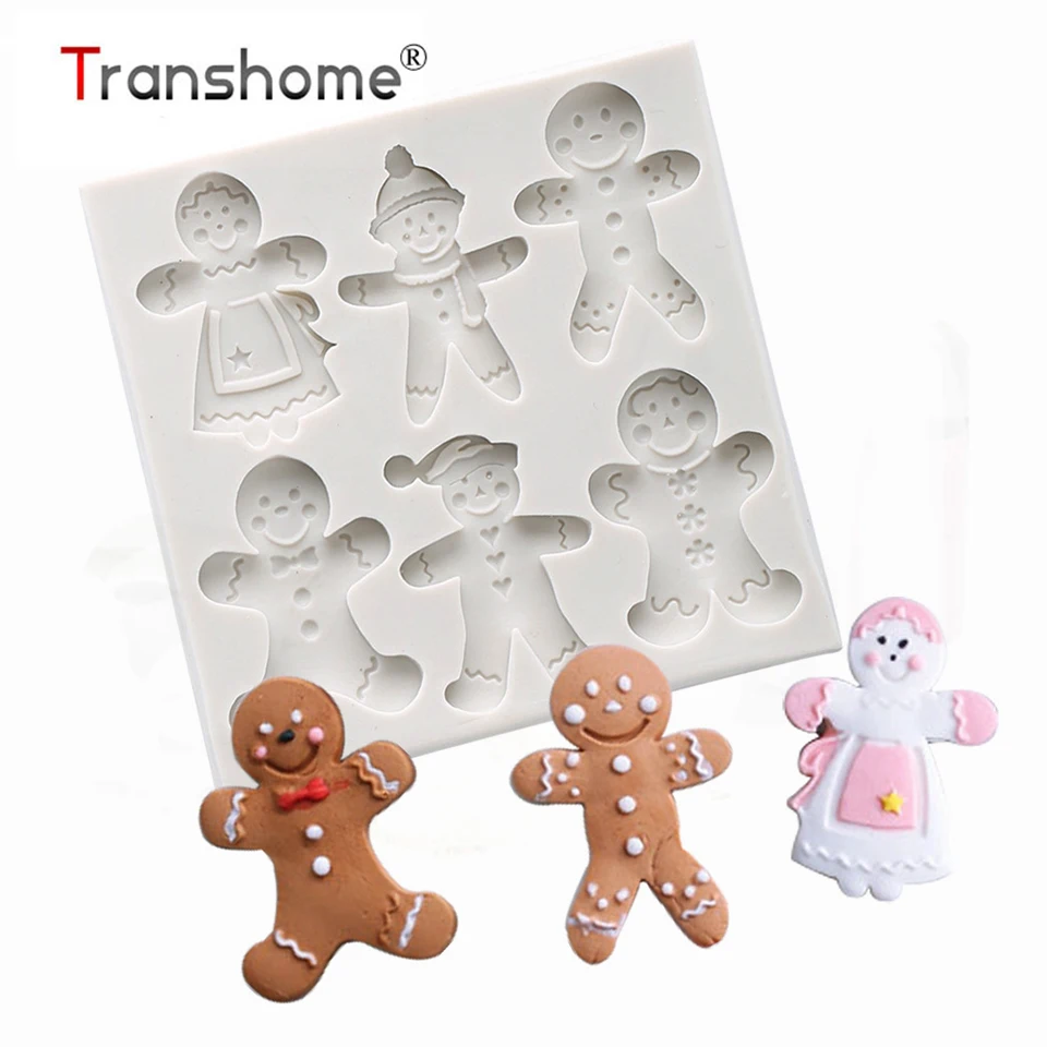 Transhome Пряничный человечек форма для рождественского печенья снеговик