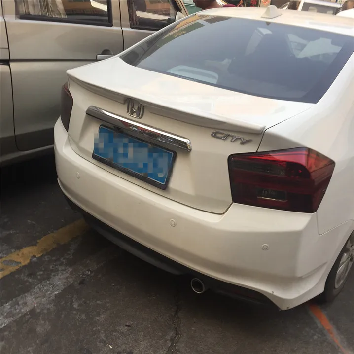 Спойлер для HONDA City 2008-2014 высококачественный Автомобильный задний спойлер из