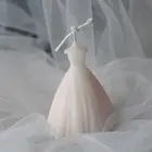 3D платье для принцессы, юбка Силиконовый Шоколад Fondant (сахарная) форма для конфет рождественские свадебное платье форма для литья под давлением для выпекания Хлебобулочных Изделий Инструмент